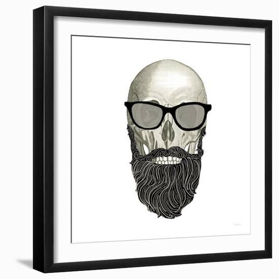 Hipster Skull I-Sue Schlabach-Framed Art Print