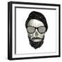 Hipster Skull II-Sue Schlabach-Framed Art Print