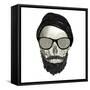 Hipster Skull II-Sue Schlabach-Framed Stretched Canvas