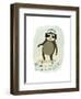 Hipster Sloth II-June Vess-Framed Art Print