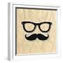 Hipster Symbol-adamson-Framed Art Print