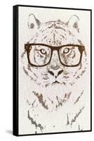 Hipster Tiger-Paula Belle Flores-Framed Stretched Canvas