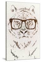 Hipster Tiger-Paula Belle Flores-Stretched Canvas