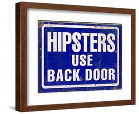 Hipsters Use Back Door-Retroplanet-Framed Giclee Print