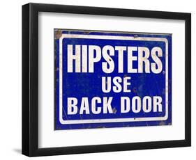 Hipsters Use Back Door-Retroplanet-Framed Giclee Print