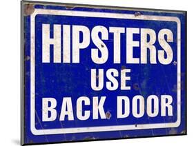 Hipsters Use Back Door-Retroplanet-Mounted Giclee Print