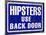 Hipsters Use Back Door-Retroplanet-Mounted Giclee Print