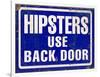 Hipsters Use Back Door-Retroplanet-Framed Giclee Print