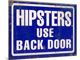 Hipsters Use Back Door-Retroplanet-Mounted Giclee Print