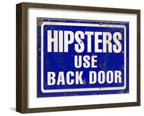 Hipsters Use Back Door-Retroplanet-Framed Giclee Print