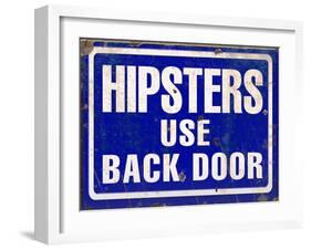 Hipsters Use Back Door-Retroplanet-Framed Giclee Print