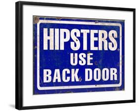 Hipsters Use Back Door-Retroplanet-Framed Giclee Print