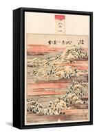 Hira No Bosetsu-Katsushika Hokusai-Framed Stretched Canvas
