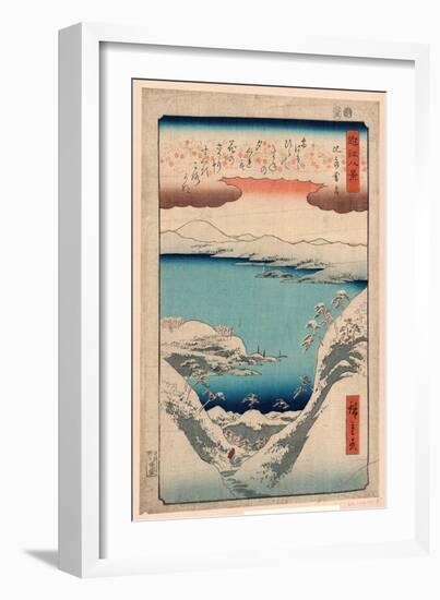 Hira No Bosetsu-Utagawa Hiroshige-Framed Giclee Print