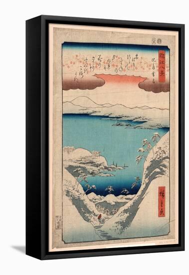 Hira No Bosetsu-Utagawa Hiroshige-Framed Stretched Canvas