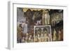 Hiram and Construction of Tower of Babel, Abraham Hosting Three Angels, Sodom and Gomorrah-Giusto de' Menabuoi-Framed Giclee Print