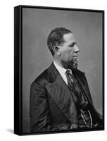 Hiram R. Revels, American Senator-Science Source-Framed Stretched Canvas