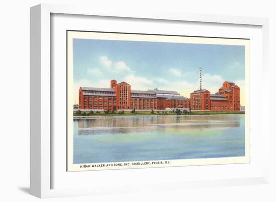 Hiram Walker Distillery, Peoria, Illinois-null-Framed Art Print