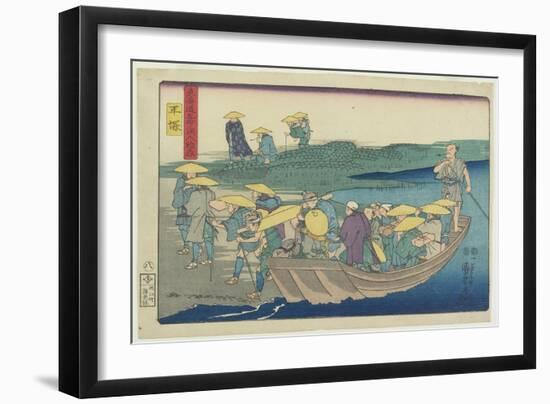 Hiratsuka, 1847-1852-Utagawa Kuniyoshi-Framed Giclee Print