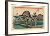 Hiratsuka-Utagawa Hiroshige-Framed Giclee Print