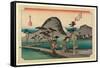 Hiratsuka-Utagawa Hiroshige-Framed Stretched Canvas