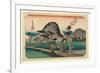 Hiratsuka-Utagawa Hiroshige-Framed Giclee Print