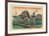 Hiratsuka-Utagawa Hiroshige-Framed Giclee Print