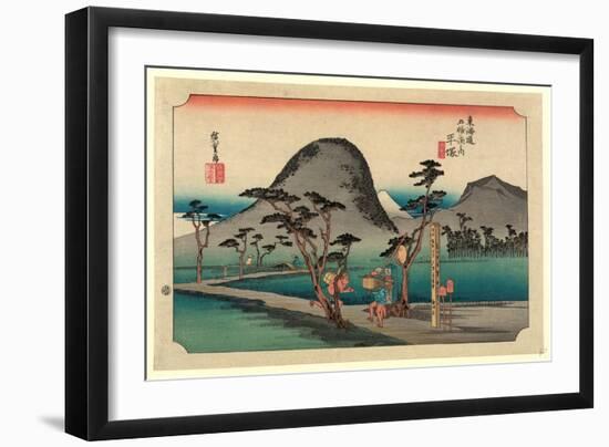 Hiratsuka-Utagawa Hiroshige-Framed Giclee Print