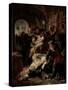 Hired Assassins Killing Tzar Boris Fyodorevich Godunov's Son, 1862-Konstantin Egorovich Makovsky-Stretched Canvas
