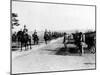 Hirohito, the Price Regent of Japan, Reveiwing the Regiment of the Japanese Army, 1926-null-Mounted Photo