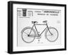 Hirondelle Saint Etienne Bicycle Tourism Advertisement, 20th Century-null-Framed Giclee Print