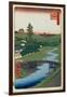 Hiroo on Furukawa River (One Hundred Famous Views of Ed), 1856-1858-Utagawa Hiroshige-Framed Giclee Print