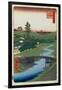 Hiroo on Furukawa River (One Hundred Famous Views of Ed), 1856-1858-Utagawa Hiroshige-Framed Giclee Print