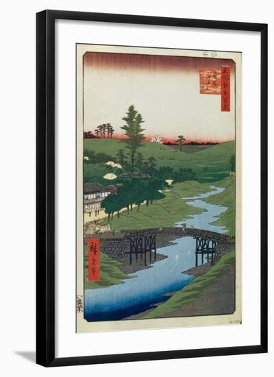 Hiroo on Furukawa River (One Hundred Famous Views of Ed), 1856-1858-Utagawa Hiroshige-Framed Giclee Print