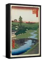 Hiroo on Furukawa River (One Hundred Famous Views of Ed), 1856-1858-Utagawa Hiroshige-Framed Stretched Canvas