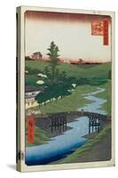 Hiroo on Furukawa River (One Hundred Famous Views of Ed), 1856-1858-Utagawa Hiroshige-Stretched Canvas