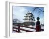 Hirosaki Castle in the Snow, Aomori, Japan-null-Framed Photographic Print