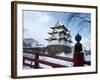 Hirosaki Castle in the Snow, Aomori, Japan-null-Framed Photographic Print