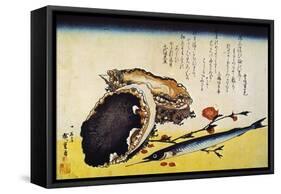 Hiroshige: Color Print-Ando Hiroshige-Framed Stretched Canvas