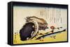 Hiroshige: Color Print-Ando Hiroshige-Framed Stretched Canvas