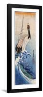 Hiroshige: Crane, C. 1834-Ando Hiroshige-Framed Giclee Print