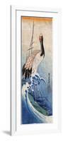 Hiroshige: Crane, C. 1834-Ando Hiroshige-Framed Giclee Print