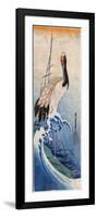 Hiroshige: Crane, C. 1834-Ando Hiroshige-Framed Giclee Print