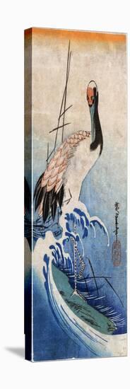Hiroshige: Crane, C. 1834-Ando Hiroshige-Stretched Canvas