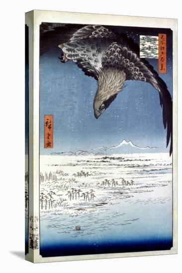 Hiroshige: Edo/Eagle, 1857-Ando Hiroshige-Stretched Canvas