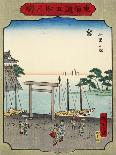 No.42 Shichirigahama Beach in Miya, 1865-null-Giclee Print