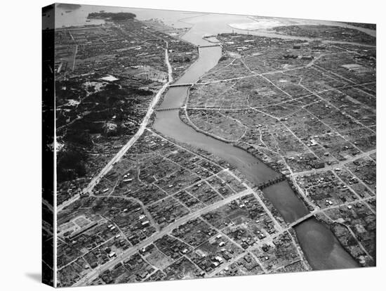 Hiroshima after the Atomic Blast-null-Stretched Canvas