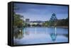 Hiroshima Castle at Dusk, Hiroshima, Hiroshima Prefecture, Japan-Ian Trower-Framed Stretched Canvas