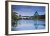 Hiroshima Castle at Dusk, Hiroshima, Hiroshima Prefecture, Japan-Ian Trower-Framed Photographic Print