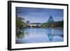 Hiroshima Castle at Dusk, Hiroshima, Hiroshima Prefecture, Japan-Ian Trower-Framed Photographic Print